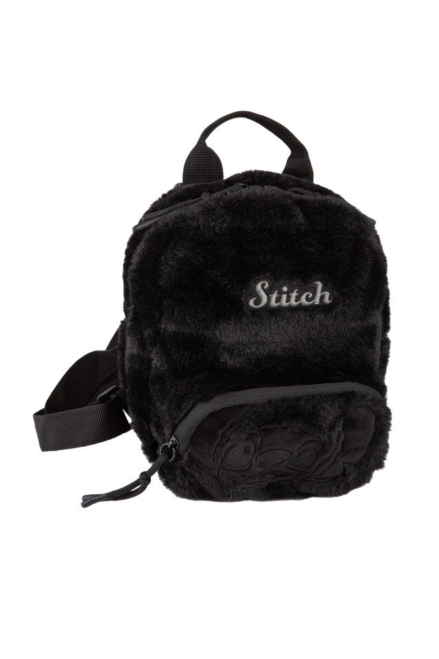 Plecak Disney Fluffy Dziecięcy Stitch Black