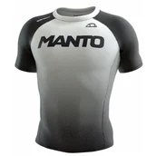 Kimona, stroje i obuwie - Manto Rashguard Krótki Rękaw Rank Biały - miniaturka - grafika 1