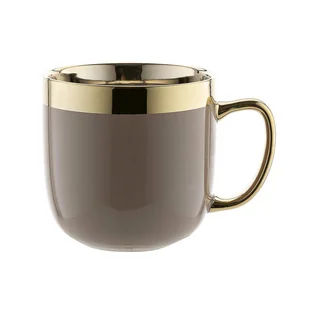 Komplet 6 kubków porcelanowych Berlotti, 530 ml, czarne - Kubki - miniaturka - grafika 3
