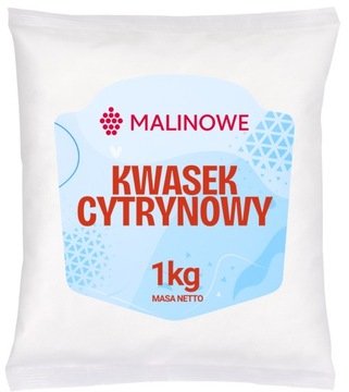 Kwasek Cytrynowy 1kg Kwas Spożywczy Czysty E330 Naturalny Premium