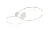 Lampy sufitowe - SCOPE R63601231 lampa sufitowa dwa białe ringi fi 23cm i 33cm LED 22W 4000K - miniaturka - grafika 1