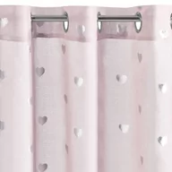 Firany - Eurofirany Firana Beanay różowa 140 cm x 250 cm - miniaturka - grafika 1