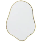 Lustra - Lustro w złotej ramie CATTLEYA, nieregularny kształ, 32 x 25 cm - miniaturka - grafika 1