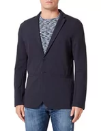 Marynarki męskie - JACK & JONES Męska marynarka Jprblabeck Sweat Blazer Sn, granatowy blezer, XXL - miniaturka - grafika 1