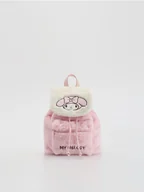 Plecaki - Reserved - Puszysty plecak My Melody - pastelowy róż - miniaturka - grafika 1