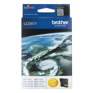 Brother LC985Y Orginalny - Tusze oryginalne - miniaturka - grafika 3