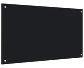 Panele ścienne i boazeria - Szklany czarny panel ścienny do kuchni B5-G09 - miniaturka - grafika 1