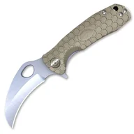 Noże - Nóż składany Honey Badger Claw D2 Medium Plain - Tan - miniaturka - grafika 1