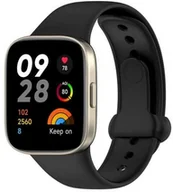 Akcesoria do smartwatchy - Bizon Pasek Strap Watch Nessy do Xiaomi Redmi Watch 3, czarny - miniaturka - grafika 1