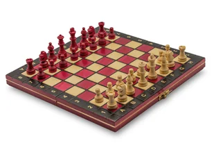 Szachy magnetyczne małe, gra logiczna, Szachy Żurek, wiśniowe - Gry planszowe - miniaturka - grafika 1