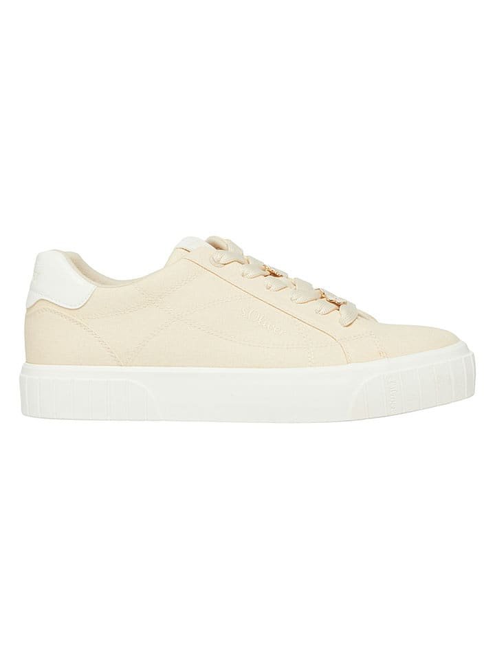 s.Oliver Sneakersy w kolorze beżowym