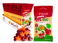 Żelki - Mixit MIXIES  Żelki o smaku Jabłka i Czereśni 35g - miniaturka - grafika 1