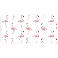 Podkładki pod mysz - Podkładka pod mysz i klawiaturę Flamingi 120x60 cm, Dywanomat - miniaturka - grafika 1