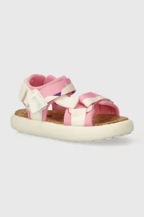 Buty dla dziewczynek - Camper sandały dziecięce kolor różowy - grafika 1