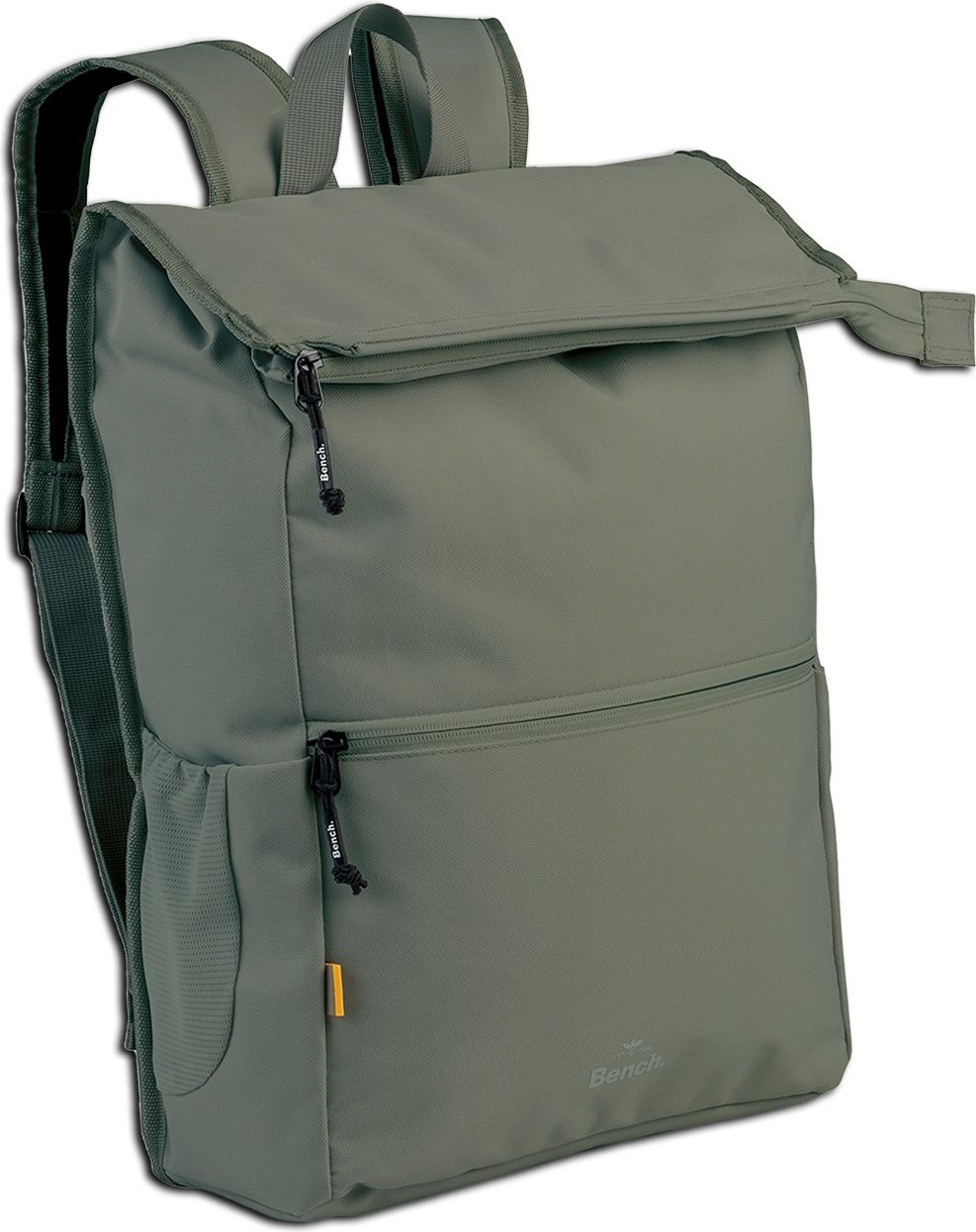 Plecak biznesowy z zamkiem błyskawicznym Bench zielony oliwkowy poliester ORI323G