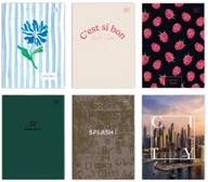 Zeszyty szkolne - Interdruk Zeszyt A480k linia M 70g Uv mix (5szt) - miniaturka - grafika 1