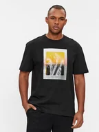 Koszulki męskie - Calvin Klein T-Shirt Sense Layer K10K112394 Czarny Regular Fit - miniaturka - grafika 1
