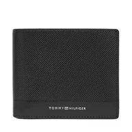 Portfele - Duży Portfel Męski Tommy Hilfiger Th Foundation Extra Cc And Coin AM0AM13509 Czarny - miniaturka - grafika 1