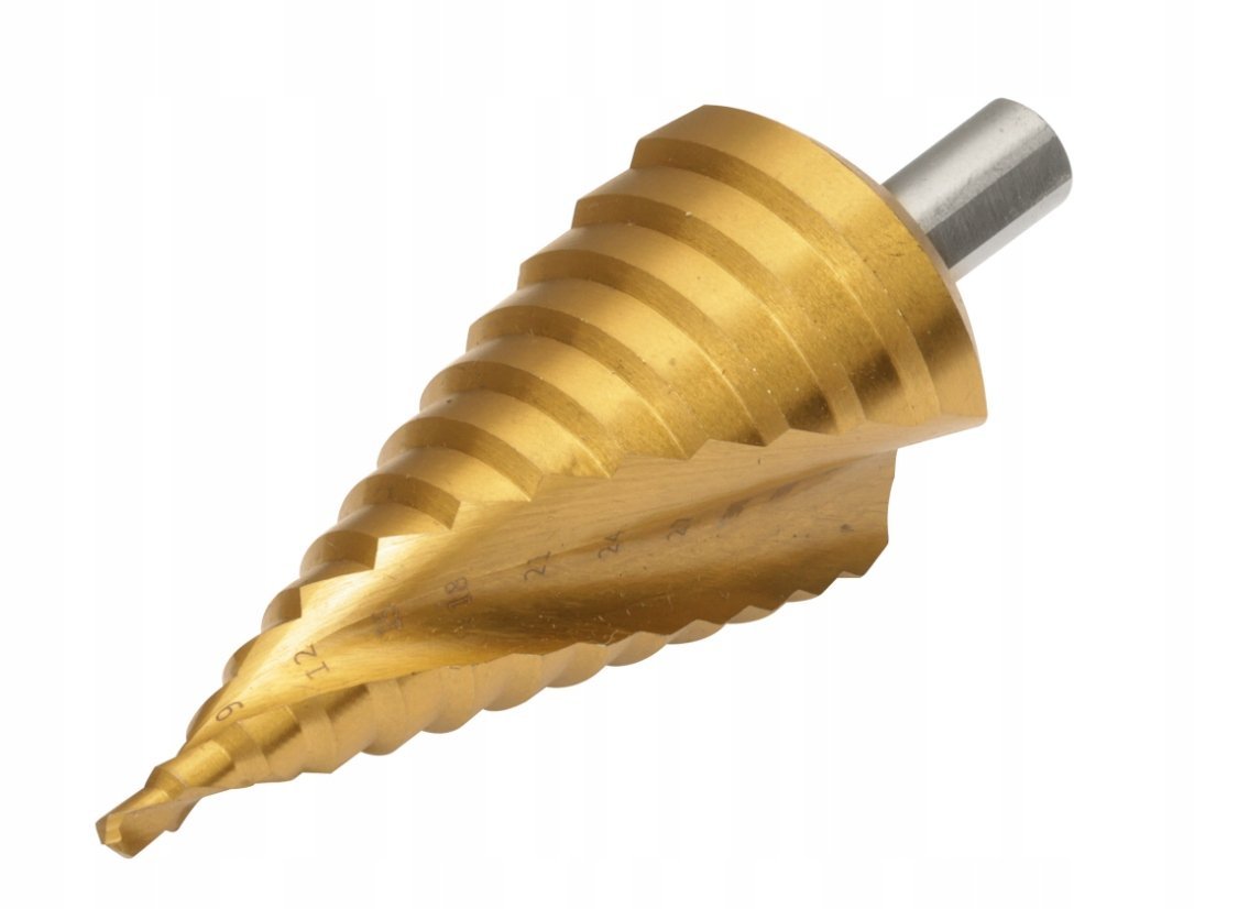 Wiertło stopniowane zwój skręcany HSS M2 QUALITAT 4–30x2mm Vorstahl