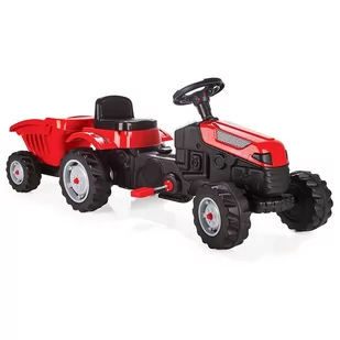 WOOPIE Traktor na Pedały Farmer GoTrac MAXI z Przyczepą Ciche Koła - Jeździki dla dzieci - miniaturka - grafika 2