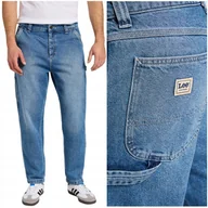 Spodnie męskie - Lee CARPENTER Coastline WORKWEAR luźne spodnie jeansowe bez streczu W34 L34 - miniaturka - grafika 1