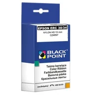 Taśmy do drukarek barwiące - BlackPoint Black Point taśma barwiąca KBPE30BK zastępuje Epson ERC 30 34 czarna 12,7 mm 4 m - miniaturka - grafika 1