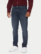 Spodnie męskie - Tommy Hilfiger Jeansy Denton MW0MW39035 Niebieski Straight Fit - miniaturka - grafika 1