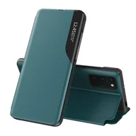 Etui i futerały do telefonów - Eco Hurtel Leather View Case elegancki futerał etui z klapką i funkcją podstawki Xiaomi Poco M3 zielony - Zielony - miniaturka - grafika 1