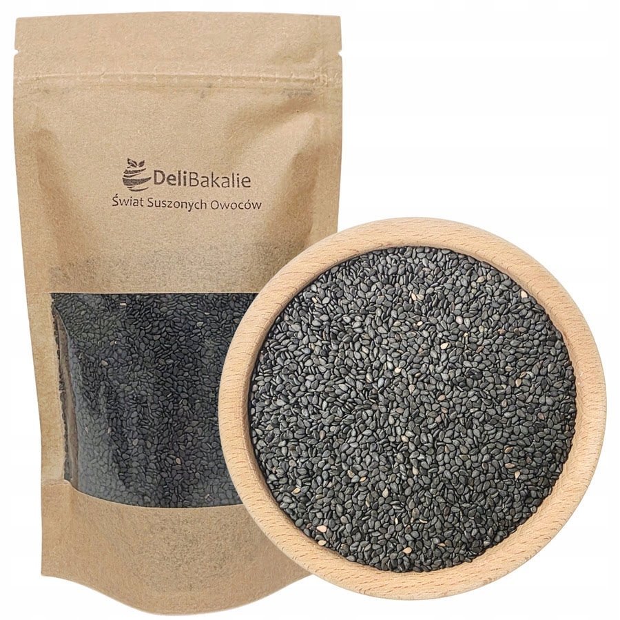 Sezam czarny 1kg superfood naturalny DeliBakalie