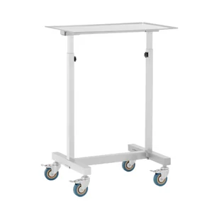 Steinberg Systems stolik instrumentalny mobilny 60 x 40 mm regulowana wysokość stal nierdzewna/guma - Meble medyczne - Meble i wyposażenie gabinetów medycznych - miniaturka - grafika 1