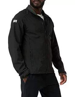 Kurtki męskie - Helly Hansen męska kurtka Paramount Softshell, czarny, xxl - grafika 1