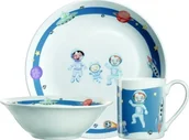 Miseczki i talerzyki dla dzieci - Leonardo Zestaw 3cz naczyń dla dzieci kosmos BAMBINI AVVENTURA - Leonardo - miniaturka - grafika 1