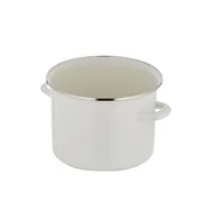 Garnki - Garnek emaliowany prosty gładki bez pokrywki 16 cm 2,1 l - miniaturka - grafika 1