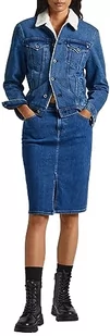 Pepe Jeans Damska spódnica Nikita, Niebieski (Denim-hs5), S - Spódnice - miniaturka - grafika 1