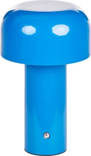 BELIANI Lampa stołowa niebieska metal klosz nowoczesna - Oprawy, klosze i abażury - miniaturka - grafika 1