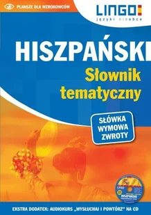 Lingo Hiszpański Słownik tematyczny +CD - Danuta Zgliczyńska - Słowniki języków obcych - miniaturka - grafika 1