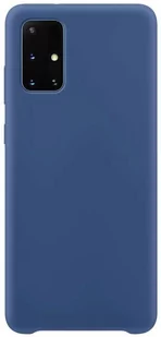 Samsung Silicone Case elastyczne silikonowe etui pokrowiec Galaxy A72 4G ciemnoniebieski - Etui i futerały do telefonów - miniaturka - grafika 1