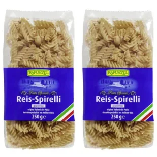 Rapunzel Makaron ryżowy razowy świderki bezglutenowy Zestaw 2 x 250 g Bio - Makaron - miniaturka - grafika 1