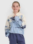 Bluzy dla dziewczynek - 4F Polar oversize z nadrukiem dziewczęcy - multikolor 122 (6-7 lat) - miniaturka - grafika 1