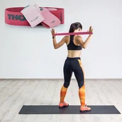 Gumy, taśmy, ekspandery - Thorn Zestaw taśm fit Lady textile band set 3szt - miniaturka - grafika 1