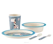 Miseczki i talerzyki dla dzieci - Zestaw dla Dzieci Galzone -radosna żyrafa - miniaturka - grafika 1