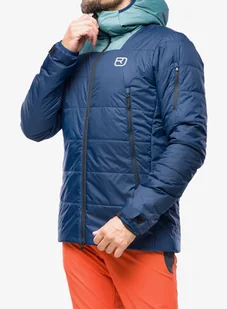 Kurtka na narty Ortovox Swisswool Zinal Jacket - deep ocean - Kurtki narciarskie - miniaturka - grafika 1
