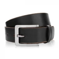 Paski - Klasyczny Pasek Męski Czarny Skórzany Vintage 120 Cm Paolo Peruzzi 05Z01120 - miniaturka - grafika 1