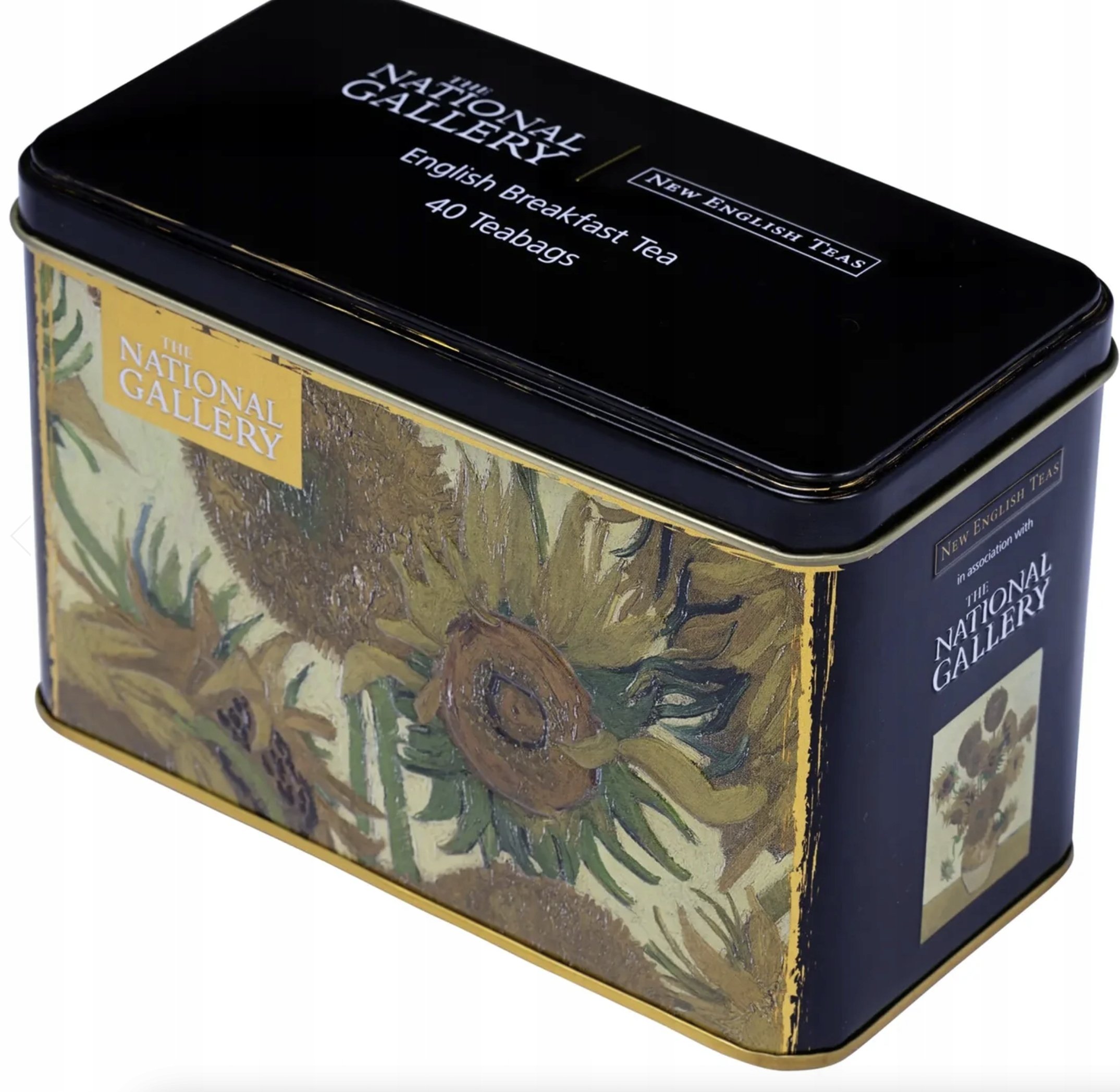 New English Teas Van Gogh Słoneczniki English Breakfast Tea Herbata 40 szt