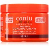 Odżywki do włosów - Cantu Shea Butter for Natural Hair, Coconut Curling Cream  340 g, krem do włosów kręconych 4032 - miniaturka - grafika 1
