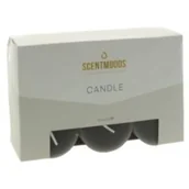 Świece - Rustykalna świeca w kolorze Black 5x5cm 6 szt. - miniaturka - grafika 1