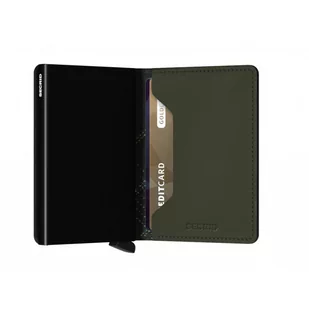 Kieszonkowy portfel RFID Slimwallet Secrid Stich Linea - lime - Portfele - miniaturka - grafika 4
