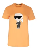 Koszulki i topy damskie - Damski T-shirt Karl Lagerfeld - KARL LAGERFELD - miniaturka - grafika 1