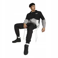 Dresy męskie - PUMA DRES MĘSKI KOMPLETNY WOVEN TRACKSULT CZARNY r.M - miniaturka - grafika 1
