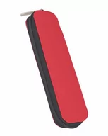 Piórniki - Online Etui na długopisy Indian Summer czerwone, stylowy piórnik na długopisy z zamkiem błyskawicznym, z 2 szlufkami na długopisy, kieszeń na długopisy, długopisy, długopisy, pędzle itp., piórnik do - miniaturka - grafika 1